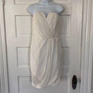 White sweet heart dress